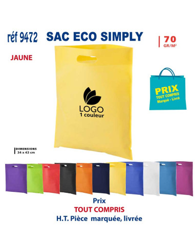 SAC ECO SIMPLY REF 9472 9472 SACS SHOPPING - TOTEBAG  1,87 €