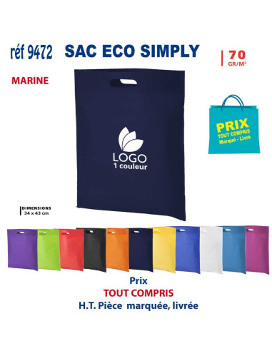 SAC ECO SIMPLY REF 9472 9472 SACS SHOPPING - TOTEBAG  1,87 €