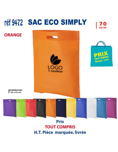 SAC ECO SIMPLY REF 9472 9472 SACS SHOPPING - TOTEBAG  1,87 €