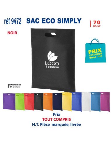 SAC ECO SIMPLY REF 9472 9472 SACS SHOPPING - TOTEBAG  1,87 €