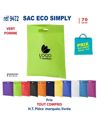 SAC ECO SIMPLY REF 9472 9472 SACS SHOPPING - TOTEBAG  1,87 €