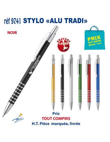 STYLO ALU TRADI REF 9741 9741 STYLOS PUBLICITAIRES PERSONNALISES  1,58 €