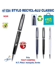 STYLO RECYCL-ALU CLASSIC REF 9364 9364 STYLOS PUBLICITAIRES PERSONNALISES  3,62 €