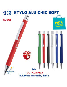 STYLO ALU CHIC SOFT REF 9361 9361 STYLOS PUBLICITAIRES PERSONNALISES  1,93 € 2