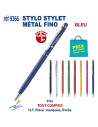 STYLO STYLET METAL FINO REF 9366 9366 STYLOS PUBLICITAIRES PERSONNALISES  1,75 €