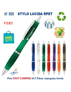STYLO LUCIDA RPET REF 3929 3929 Stylos Bois, carton, recyclé  1,61 €
