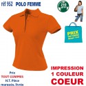POLO FEMME 210 GRS 952 POLOS PUBLICITAIRES PERSONNALISES  7,43 €