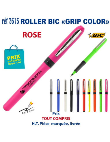 ROLLER BIC GRIP COLOR REF 7615 7615 Stylos plastiques  1,41 €