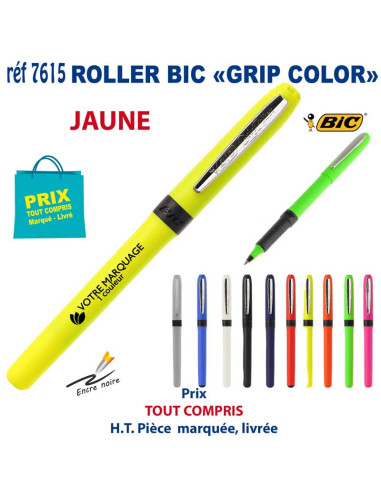 ROLLER BIC GRIP COLOR REF 7615 7615 Stylos plastiques  1,41 €