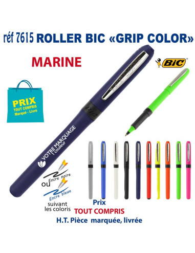 ROLLER BIC GRIP COLOR REF 7615 7615 Stylos plastiques  1,41 €