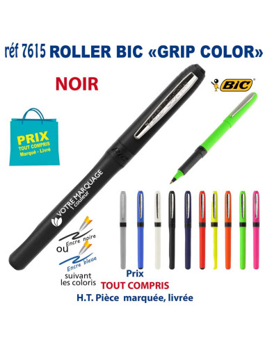 ROLLER BIC GRIP COLOR REF 7615 7615 Stylos plastiques  1,41 €