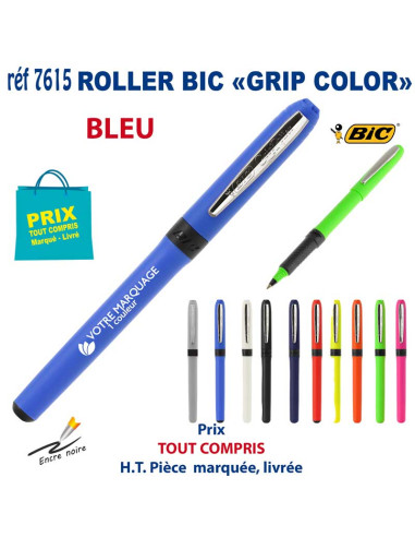 ROLLER BIC GRIP COLOR REF 7615 7615 Stylos plastiques  1,41 €