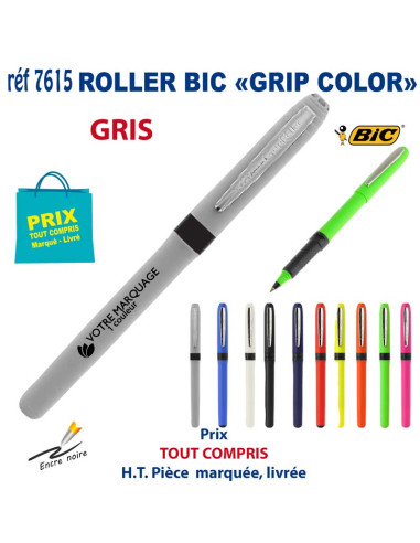 ROLLER BIC GRIP COLOR REF 7615 7615 Stylos plastiques  1,41 €