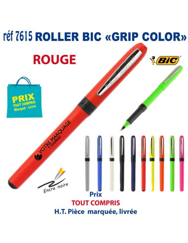 ROLLER BIC GRIP COLOR REF 7615 7615 Stylos plastiques  1,41 €