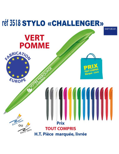 STYLO CHALLENGER POLISHED REF 3518 3518 Stylos plastiques  0,77 €