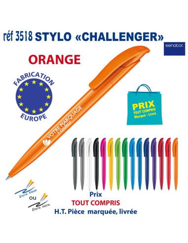 STYLO CHALLENGER POLISHED REF 3518 3518 Stylos plastiques  0,77 €