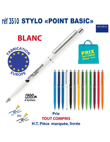 STYLO POINT BASIC REF 3510 3510 Stylos plastiques  0,56 €