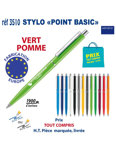 STYLO POINT BASIC REF 3510 3510 Stylos plastiques  0,56 €