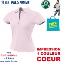 POLO FEMME 210 GRS 952 POLOS PUBLICITAIRES PERSONNALISES  7,43 €