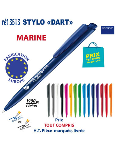 STYLO DART REF 3513 3513 Stylos plastiques  0,42 €