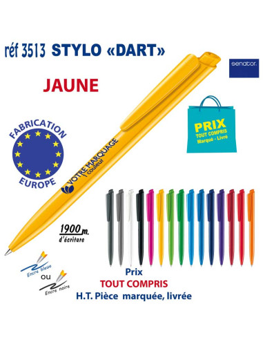 STYLO DART REF 3513 3513 Stylos plastiques  0,42 €