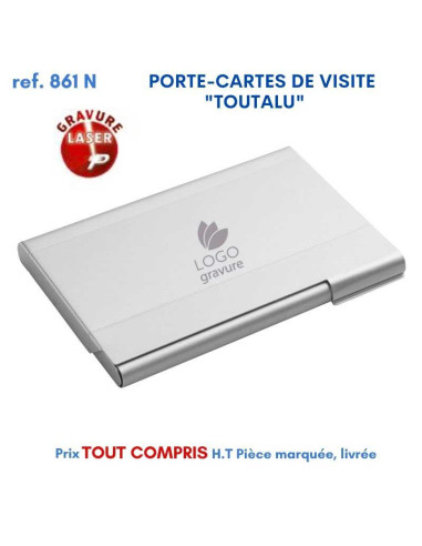 PORTE CARTES DE VISITE TOUTALOU REF 861N 861N Porte cartes de visite personnalisé  3,47 €