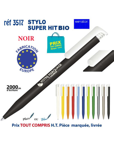 STYLO SUPER HIT BIO REF 3517 3517 Stylos Bois, carton, recyclé  0,55 €