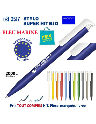 STYLO SUPER HIT BIO REF 3517 3517 Stylos Bois, carton, recyclé  0,55 €