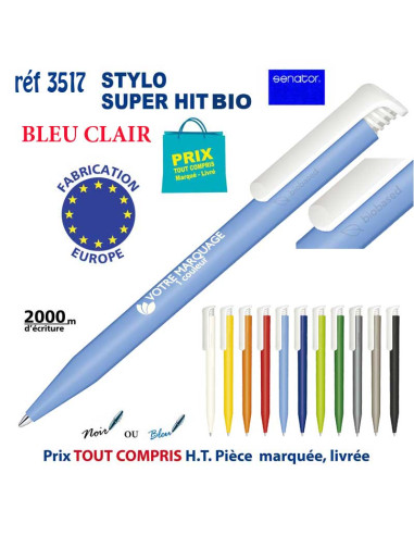 STYLO SUPER HIT BIO REF 3517 3517 Stylos Bois, carton, recyclé  0,55 €