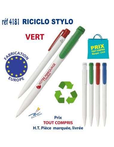 RICICLO REF 4181 4181 Stylos plastiques  1,07 €