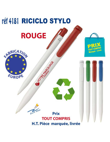 RICICLO REF 4181 4181 Stylos plastiques  1,07 €