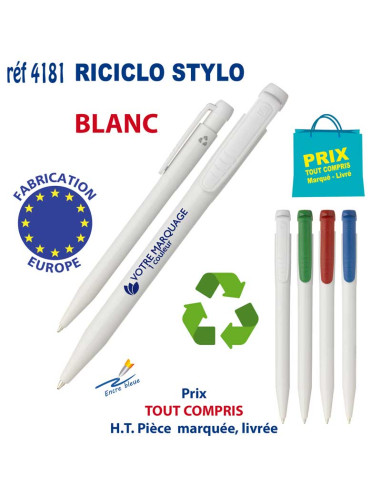 RICICLO REF 4181 4181 Stylos plastiques  1,07 €