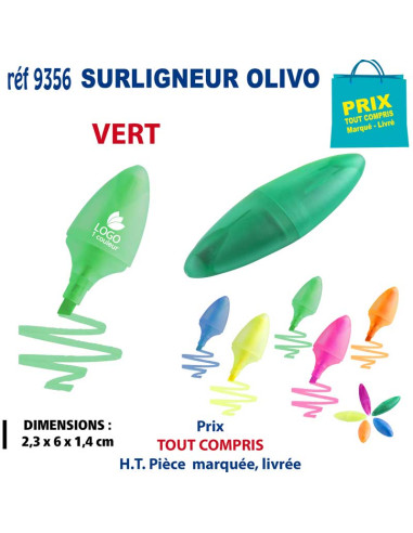 SURLIGNEUR OLIVO REF 9356 9356 Surligneur  1,73 €