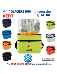 GLACIERE DUO REF 7112 PROMO 7112 GLACIERES PUBLICITAIRES PERSONNALISEES  9,40 €