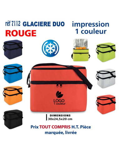 GLACIERE DUO REF 7112 PROMO 7112 GLACIERES PUBLICITAIRES PERSONNALISEES  9,40 €