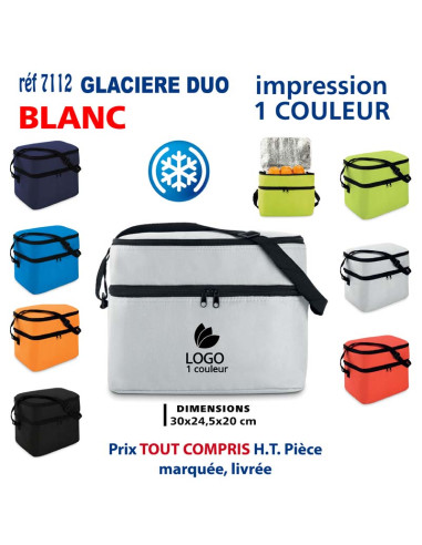 GLACIERE DUO REF 7112 PROMO 7112 GLACIERES PUBLICITAIRES PERSONNALISEES  9,40 €