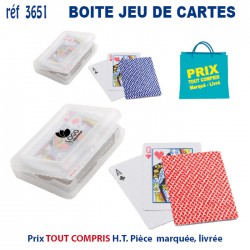 BOITE JEU DE CARTES REF 3651 3651 JEUX - ENFANTS : OBJETS PUBLICITAIRES  2,17 € 2