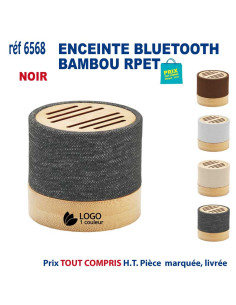ENCEINTE BLUETOOTH BAMBOU RPET REF 6568 6568 ECOUTEURS - HAUT PARLEUR  12,58 € 2