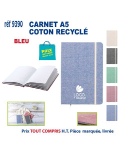 CARNET A5 COTON RECYCLE REF 9390 9390 Carnet personnalisé  4,77 € 2