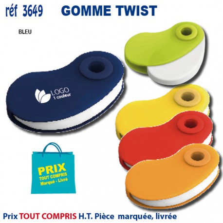 GOMME TWIST REF 3649 3649 OBJETS PRATIQUES  0,97 €