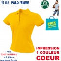 POLO FEMME 210 GRS 952 POLOS PUBLICITAIRES PERSONNALISES  7,43 €