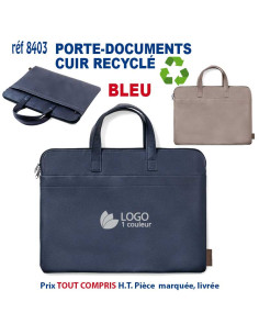 PORTE DOCUMENTS CUIR RECYCLE REF 8403 8403 Accueil  24,17 € 2