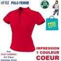 POLO FEMME 210 GRS 952 POLOS PUBLICITAIRES PERSONNALISES  7,43 €