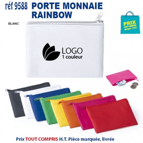 PORTE MONNAIE RAINBOW REF 9588 9588 PORTE MONNAIE PUBLICITAIRES  0,77 €