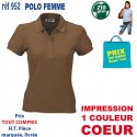 POLO FEMME 210 GRS 952 POLOS PUBLICITAIRES PERSONNALISES  7,43 €