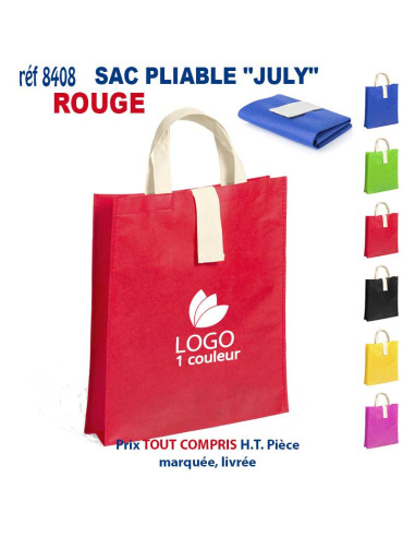 SAC PLIABLE "JULY" REF 8408 8408 SACS PUBLICITAIRES  2,34 €