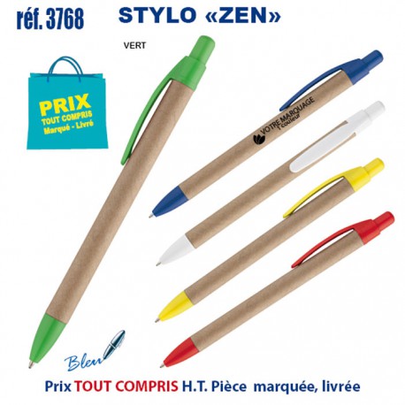 STYLO ZEN REF 3768 3768 Stylos Bois, carton, recyclé  0,81 €