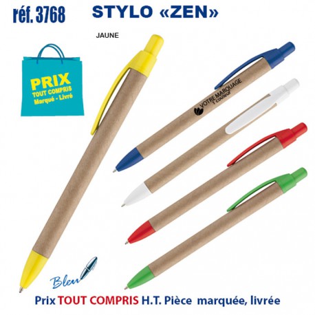 STYLO ZEN REF 3768 3768 Stylos Bois, carton, recyclé  0,81 €