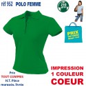 POLO FEMME 210 GRS 952 POLOS PUBLICITAIRES PERSONNALISES  7,43 €