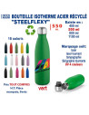 BOUTEILLE ISOTHERME ACIER RECYCLE "STEELFLEXY" 550 ML REF 10550 10550 GOURDES GOBELETS : OBJETS PUBLICITAIRES  13,16 €